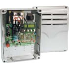CAME - Quadro comando per cancelli a due ante battenti con display funzioni, autodiagnosi dei dispositivi di sicurezza e decodifica radio incorporata.