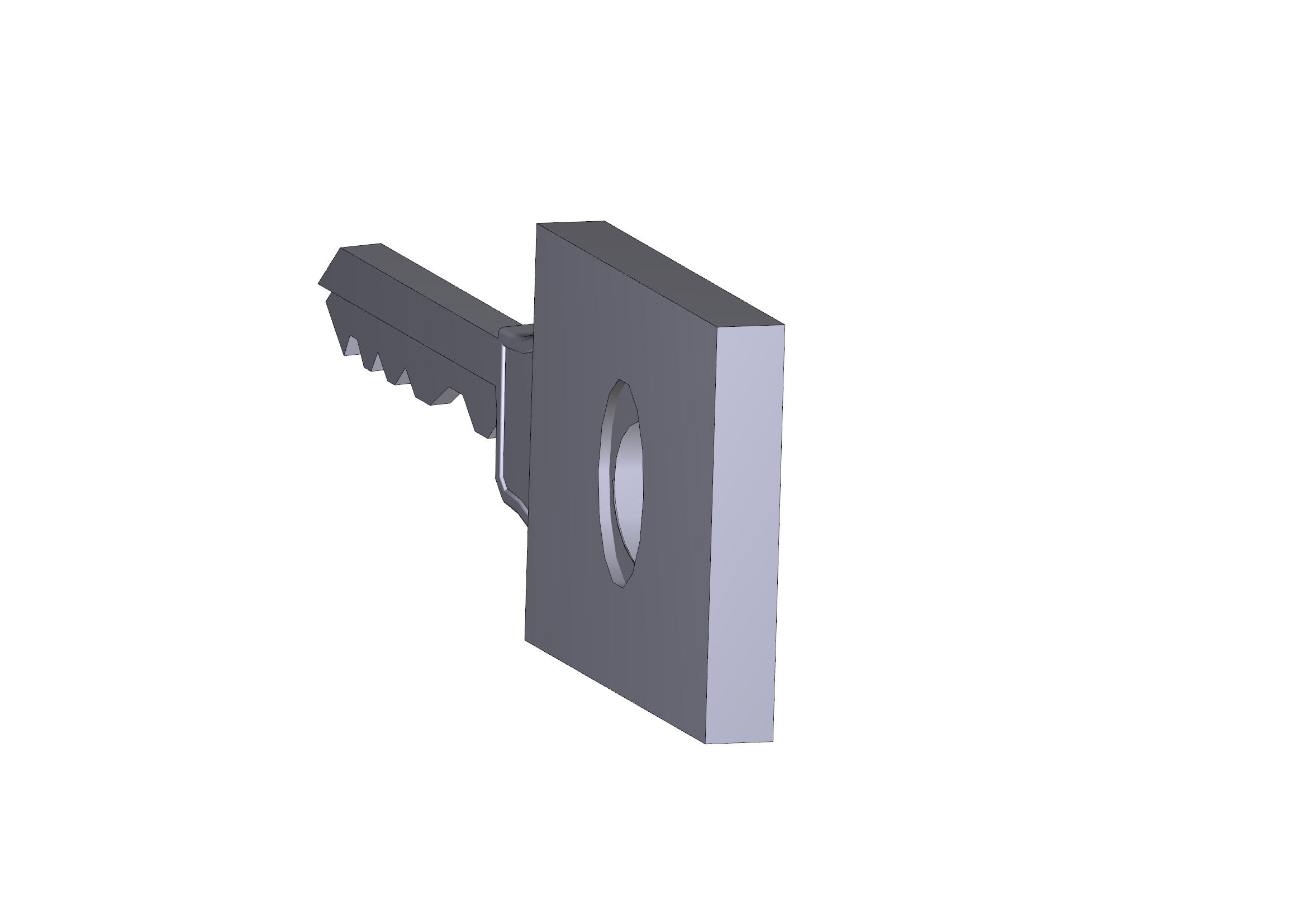 CAME - Chiave grezza set-j sel-c prefer per selettore a chiave. 009CGJ2