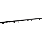 CAME - Cremagliera modulo 4 nylon PA6 e fibra di vetro con anima acciaio 10 x 10 mm per cancelli scorrevoi fino a 600 kg, supporto fissaggio.