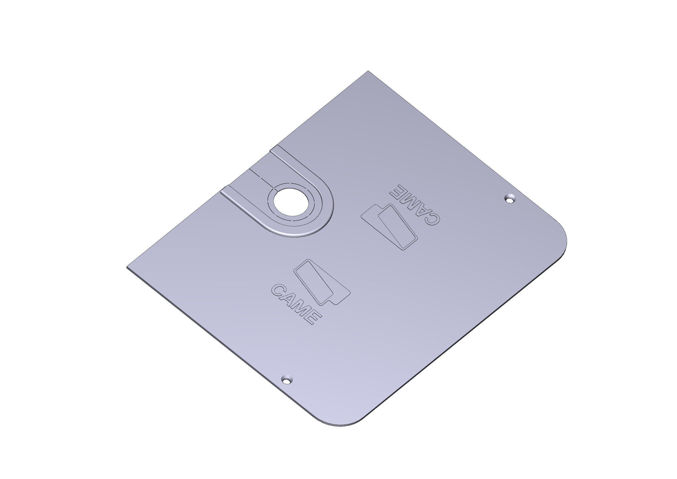 CAME - coperchio cassa fondazione frog-cfn per motoriduttore interrato 119RIA009