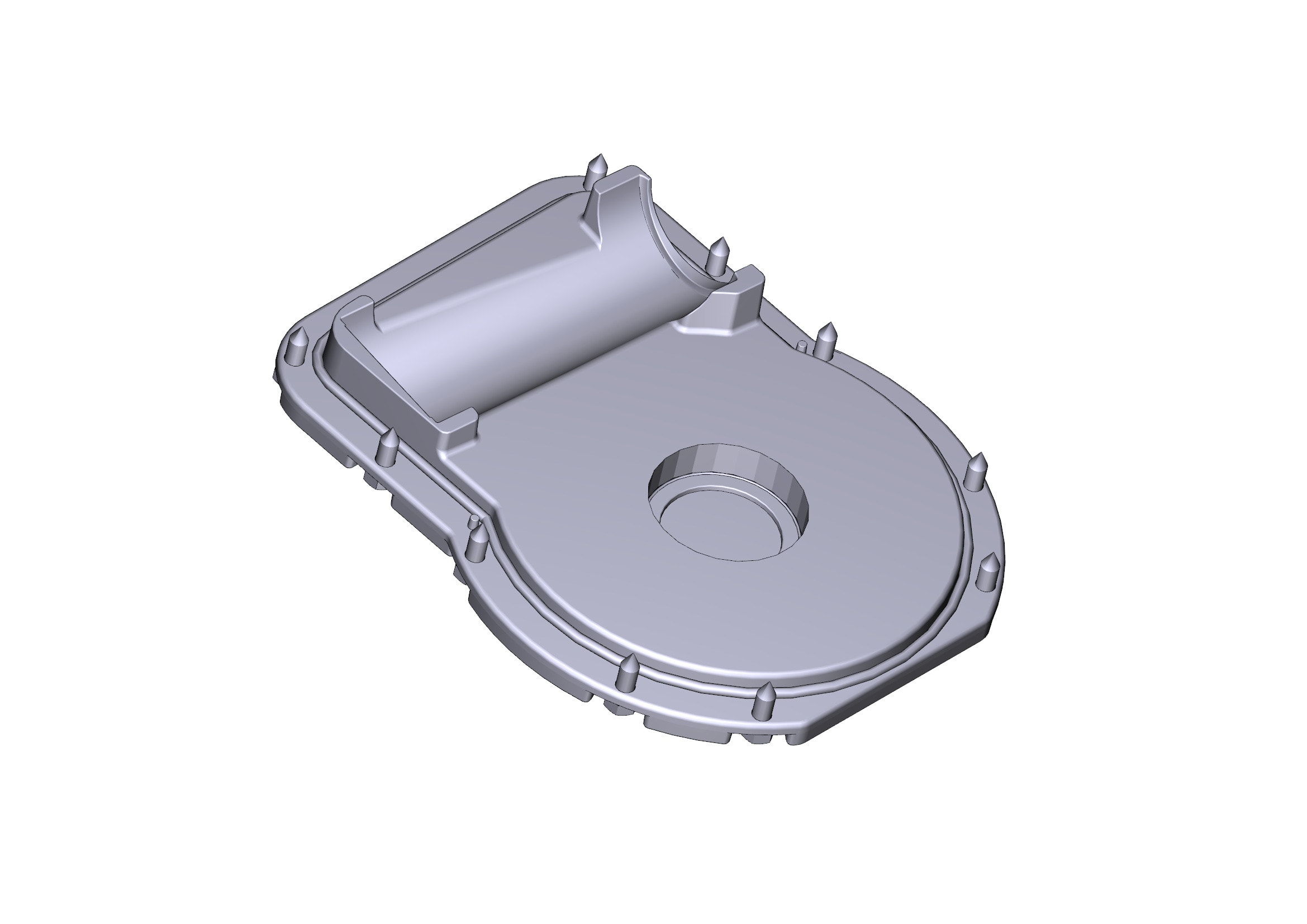 CAME - Flangia inferiore per motoriduttore interrato Frog. 119RIA014