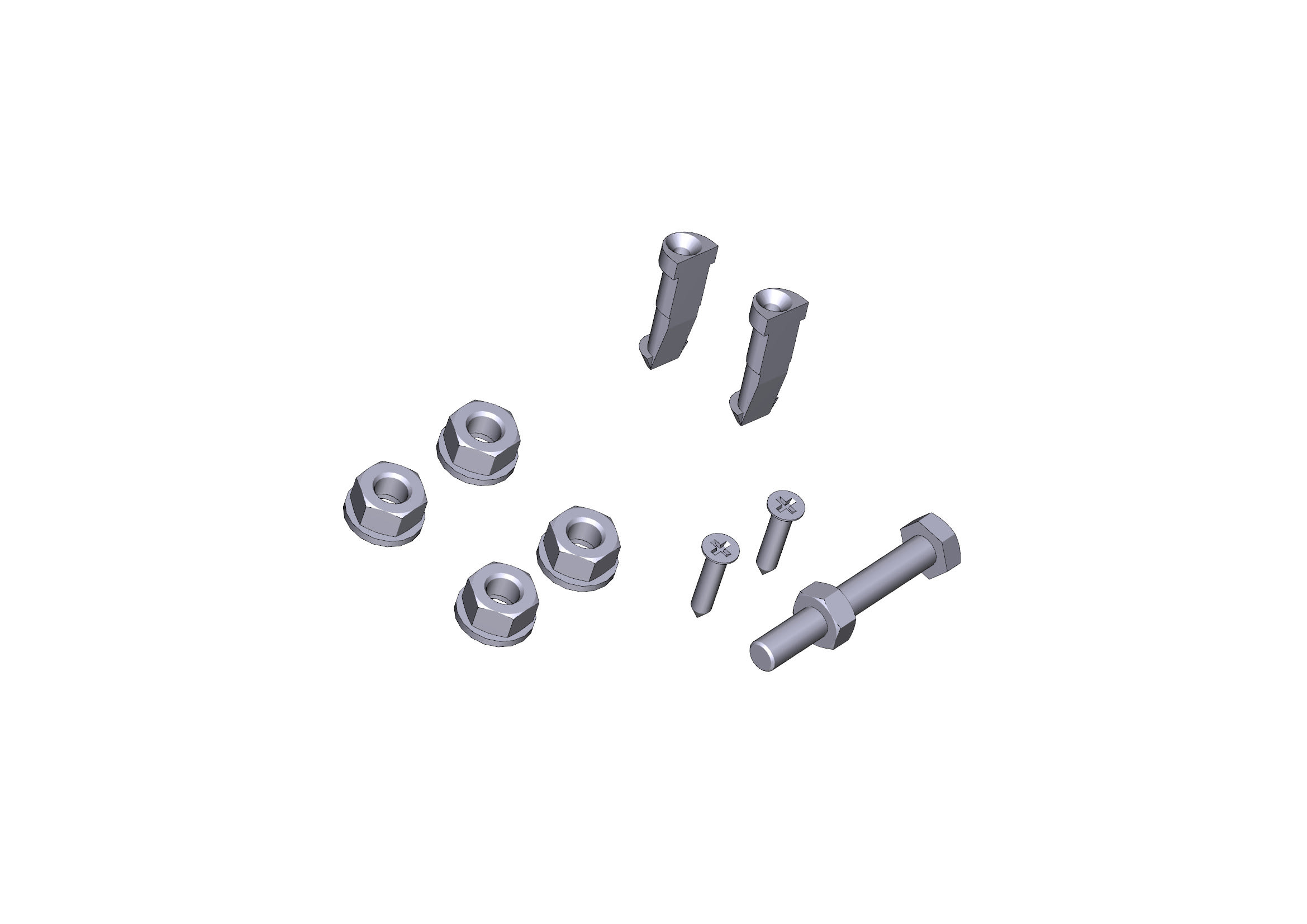 CAME - Confezione viti per motoriduttore interrato Frog. 119RIA022