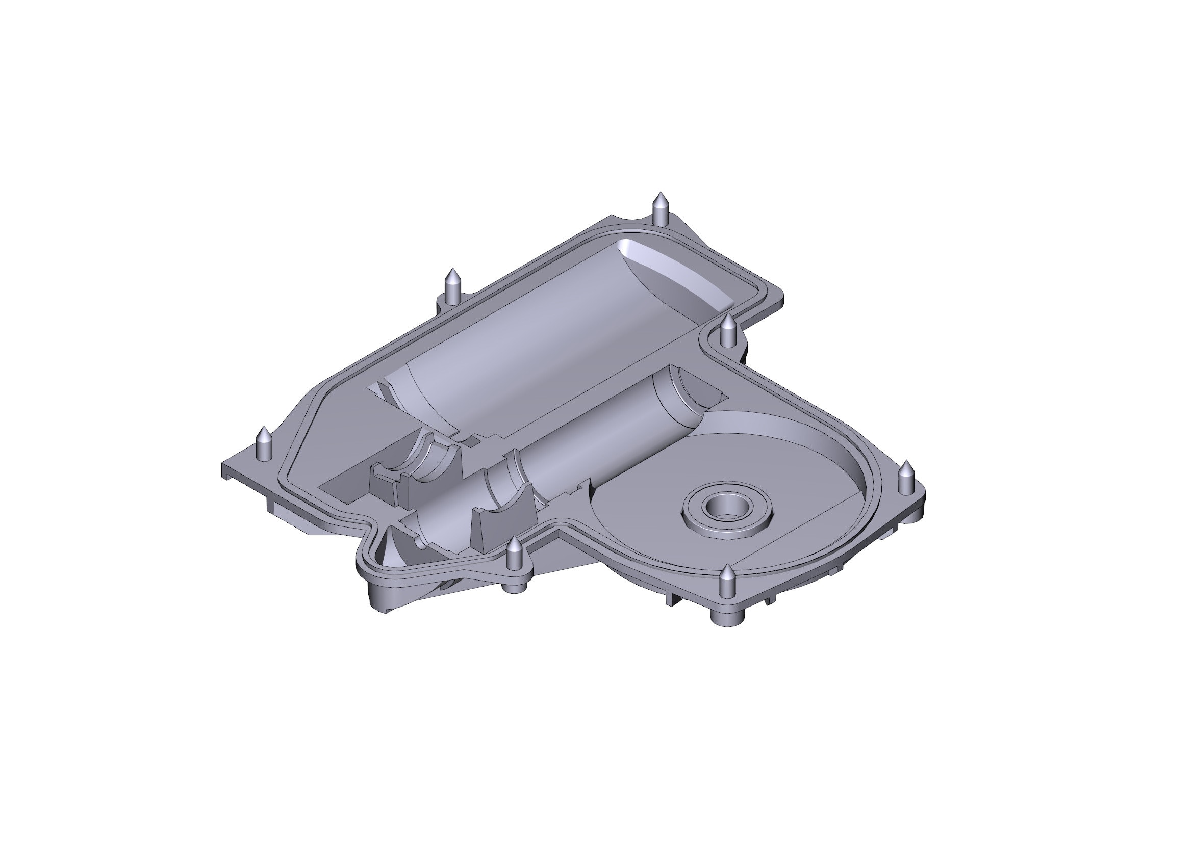 CAME - Cassa inferiore per motoriduttore Frog-J Myto. 119RIA074