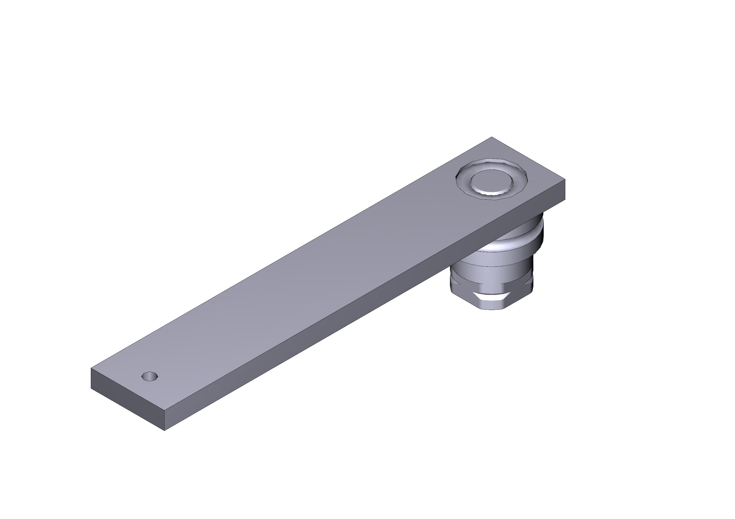 CAME - staffa fissaggio cancello frog-j motoriduttore. 119RIA075