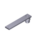 CAME - staffa fissaggio cancello frog-j motoriduttore. 119RIA075