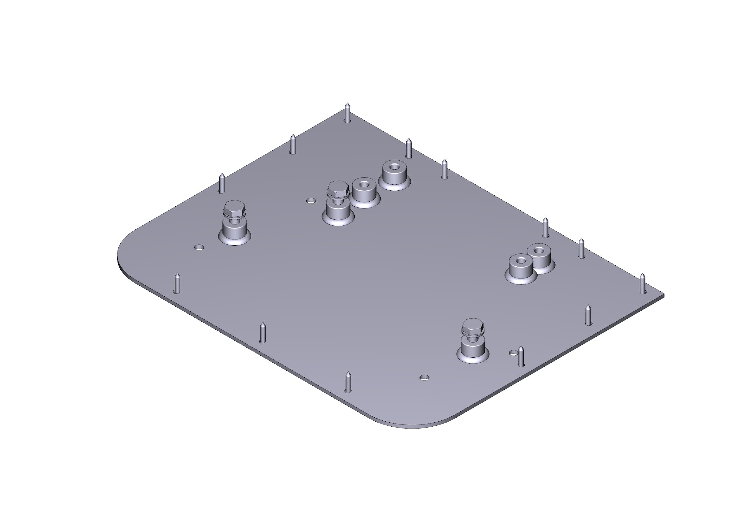 CAME - fondo cassa per motoriduttore frog-j 119RIA077