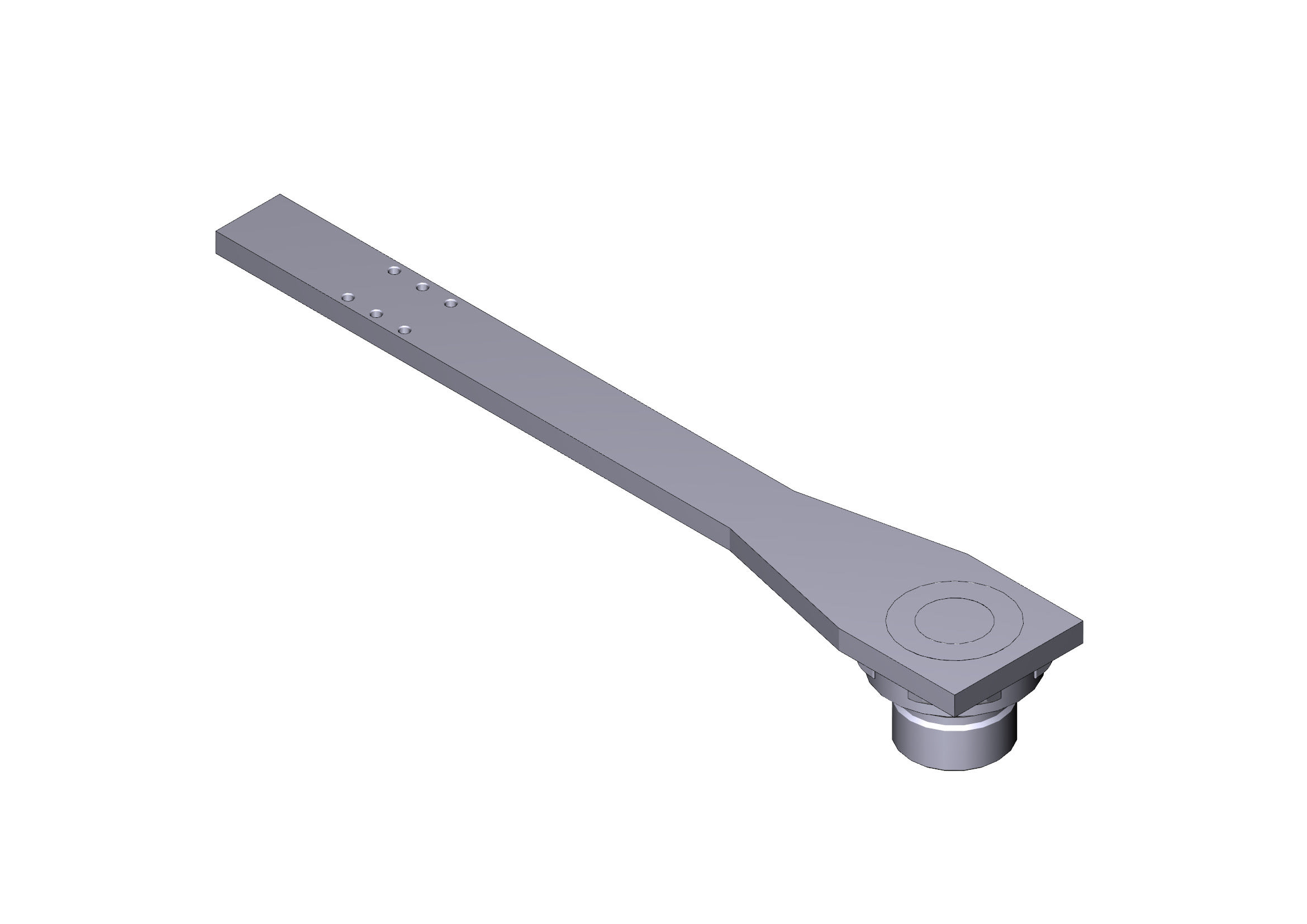 CAME - Staffa attacco cancello per cassa di fondazione Frog Plus. 119RIA102