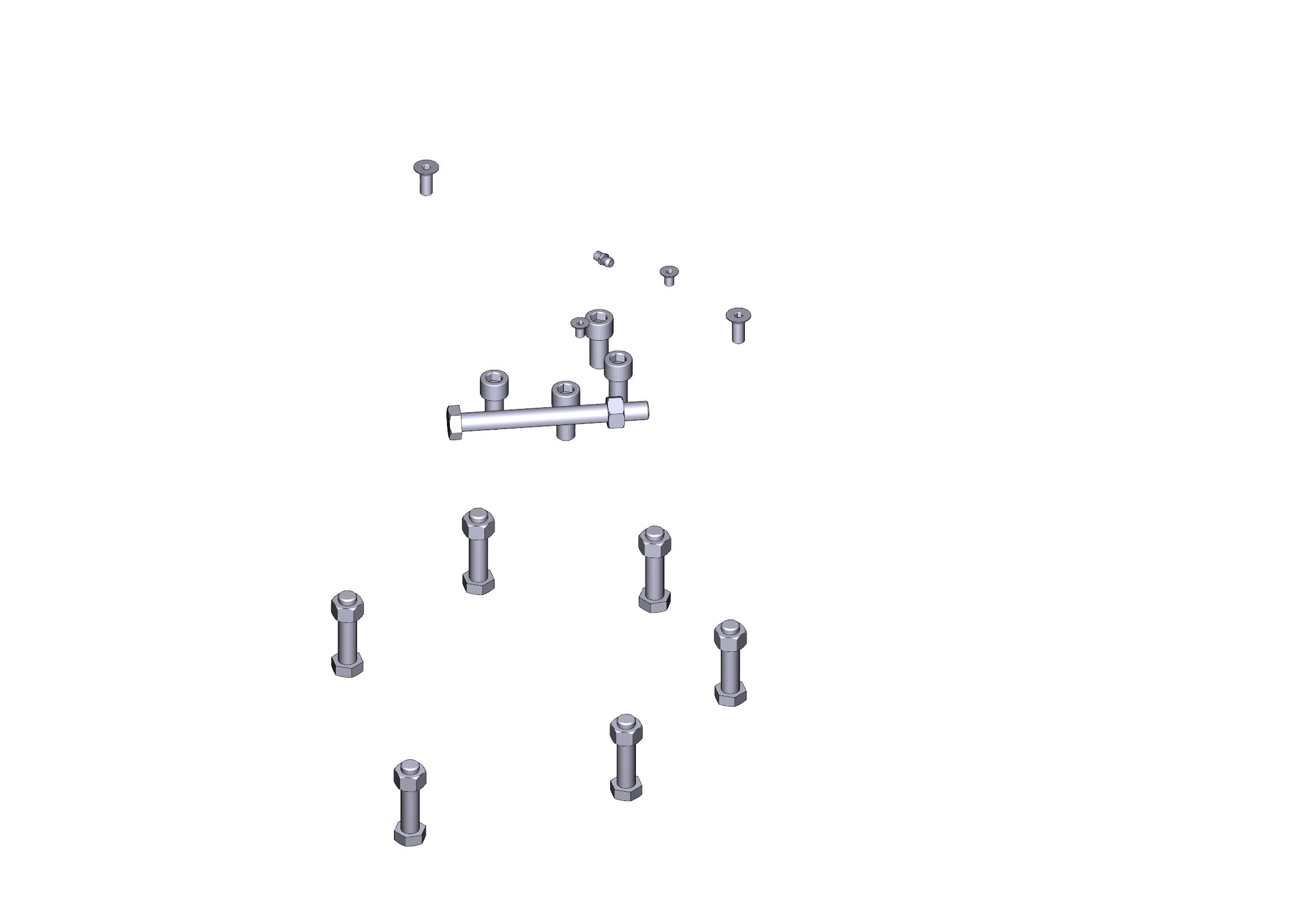 CAME - Confezione bulloneria Frog Plus - Kit completo per fissaggi industriali e meccanici.