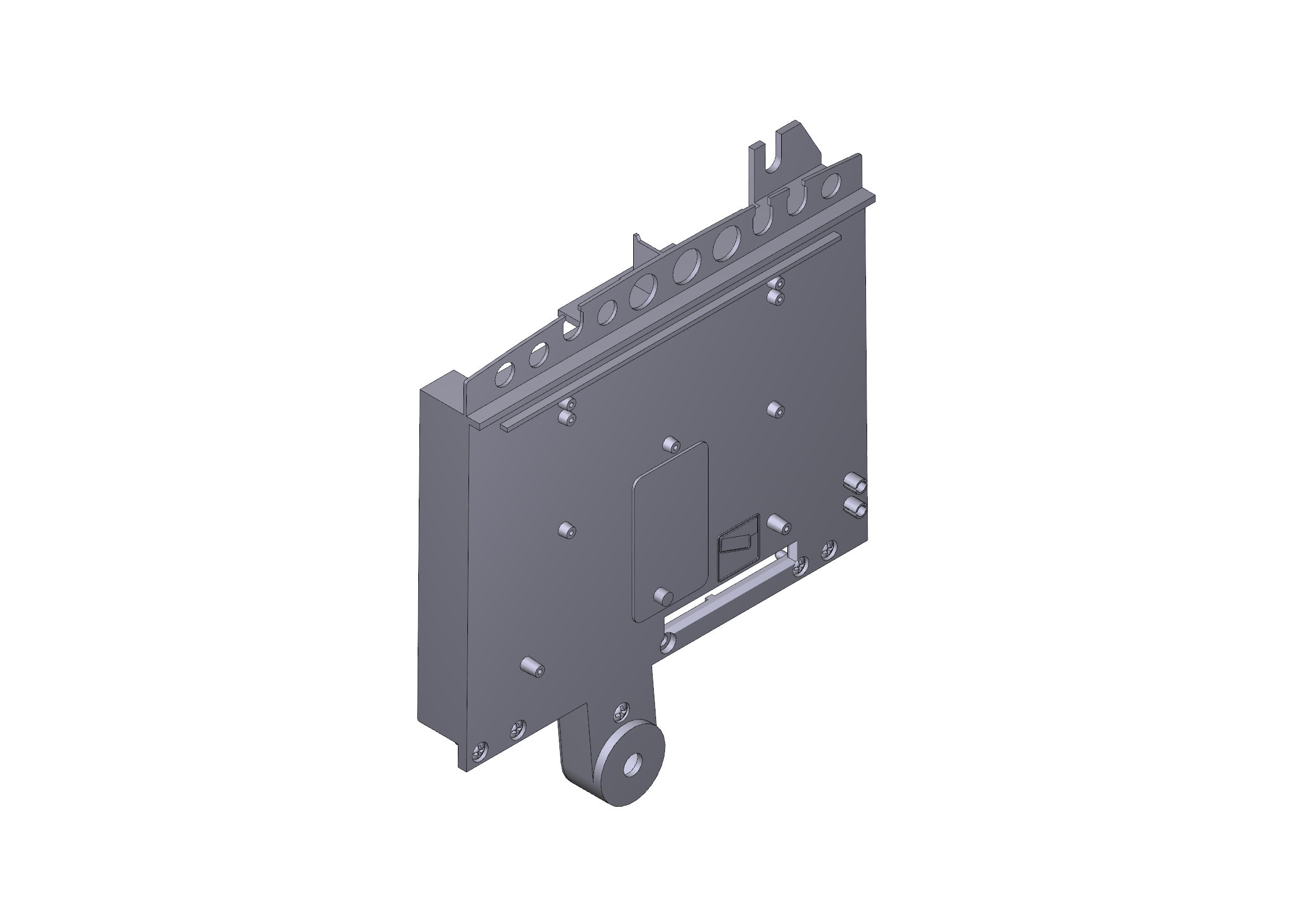 CAME - supporto scheda elettronica motoriduttore bx. 119RIBX010