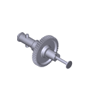 CAME - albero lento per automazione completa di scheda elettronica bx-243