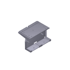 CAME - Supporto per quadro comando per automazione completa scheda elettronica BX-243. 119RIBX050