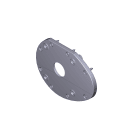 CAME - Flangia destra C-BX per motoriduttore.