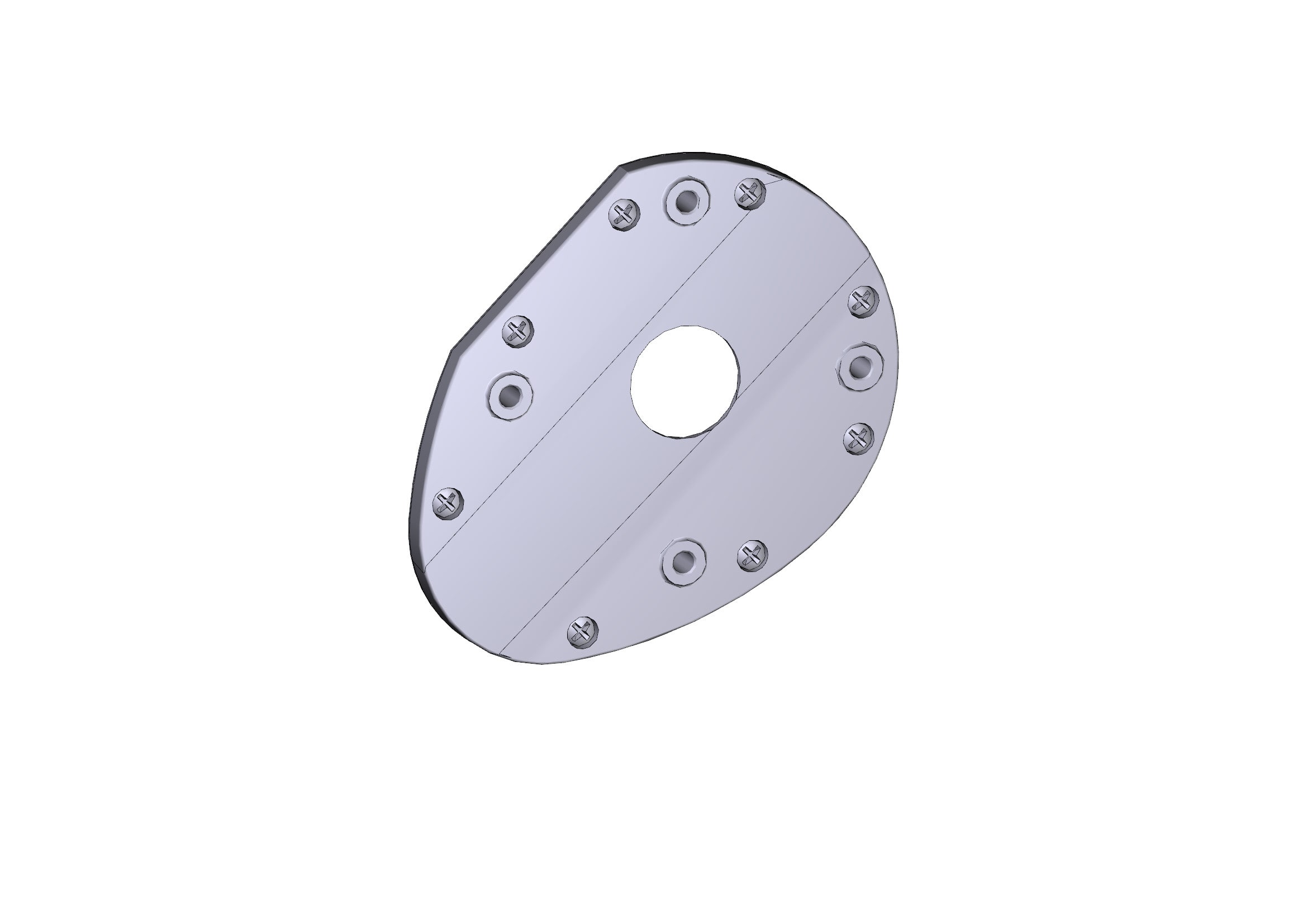 CAME - Flangia sinistra per motoriduttore C-BX. 119RICX026
