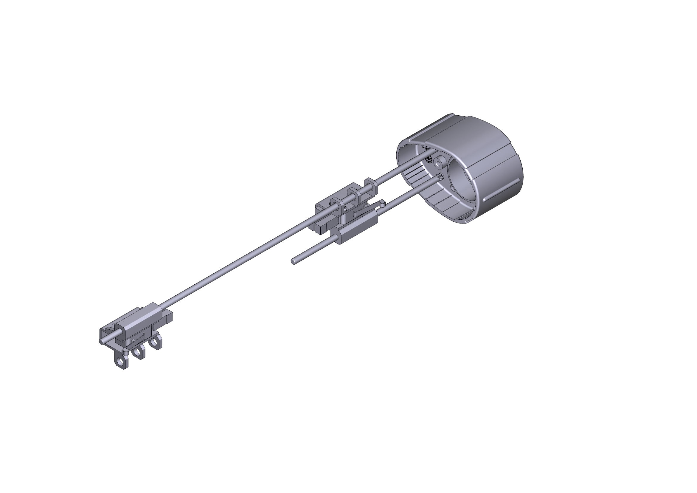 CAME - Gruppo finecorsa destro Krono3 per automazioni cancelli e porte.