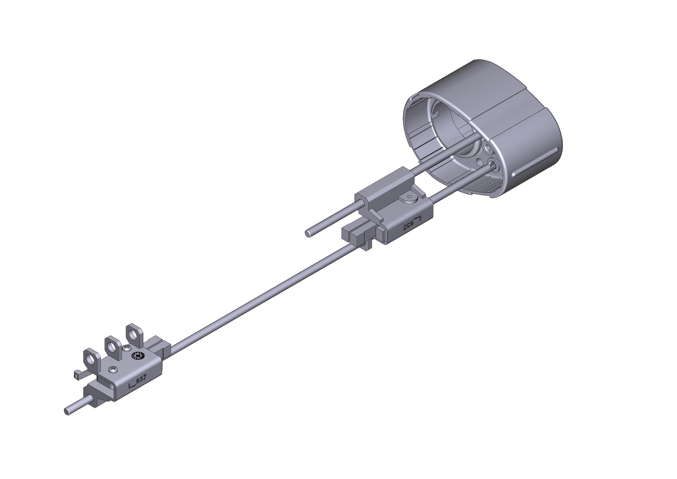 CAME - Gruppo finecorsa sinistro Krono3 - Componente essenziale per il controllo degli accessi.