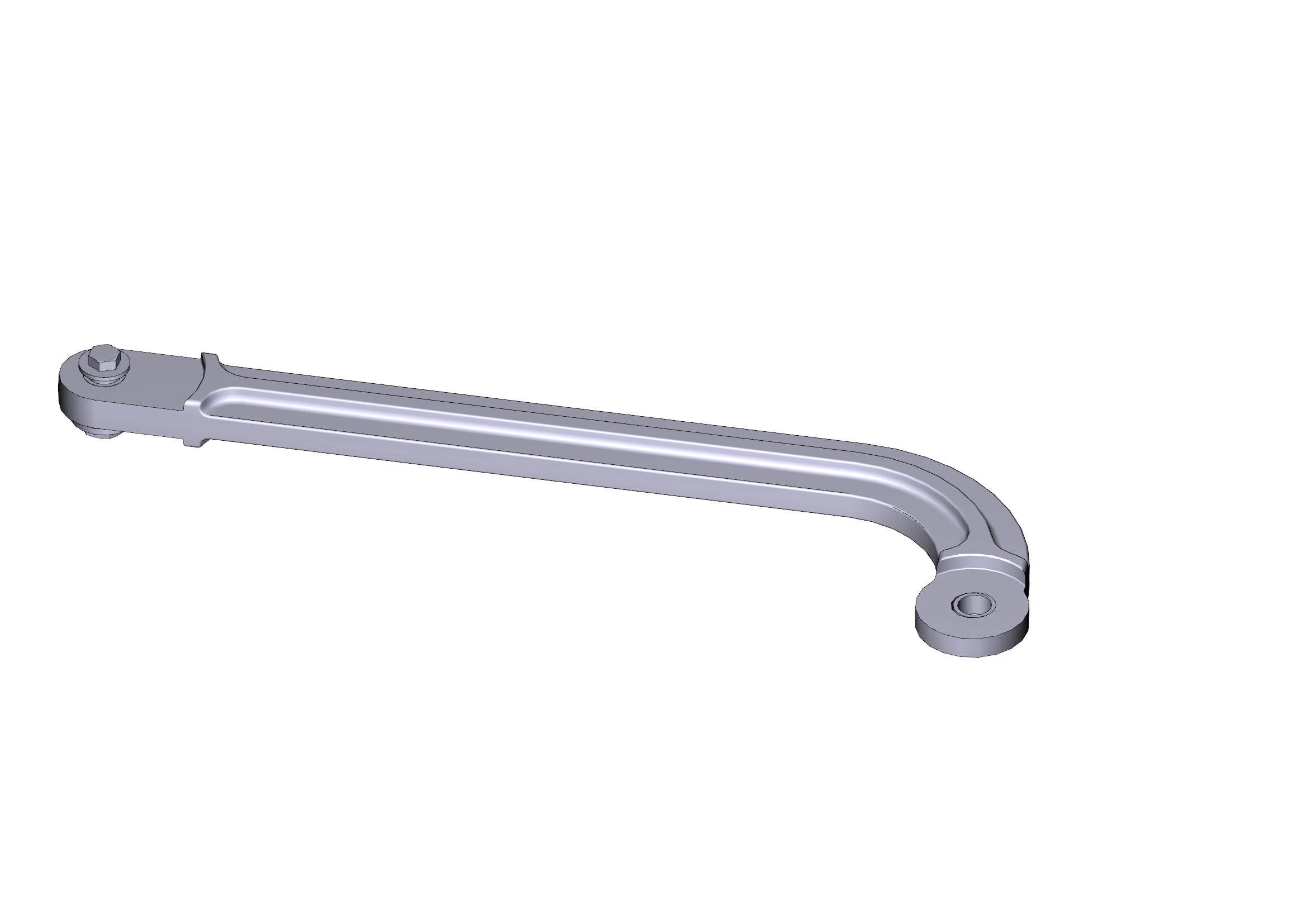 CAME - braccio curvo per trasmissione snodato stylo bs. 119RID334