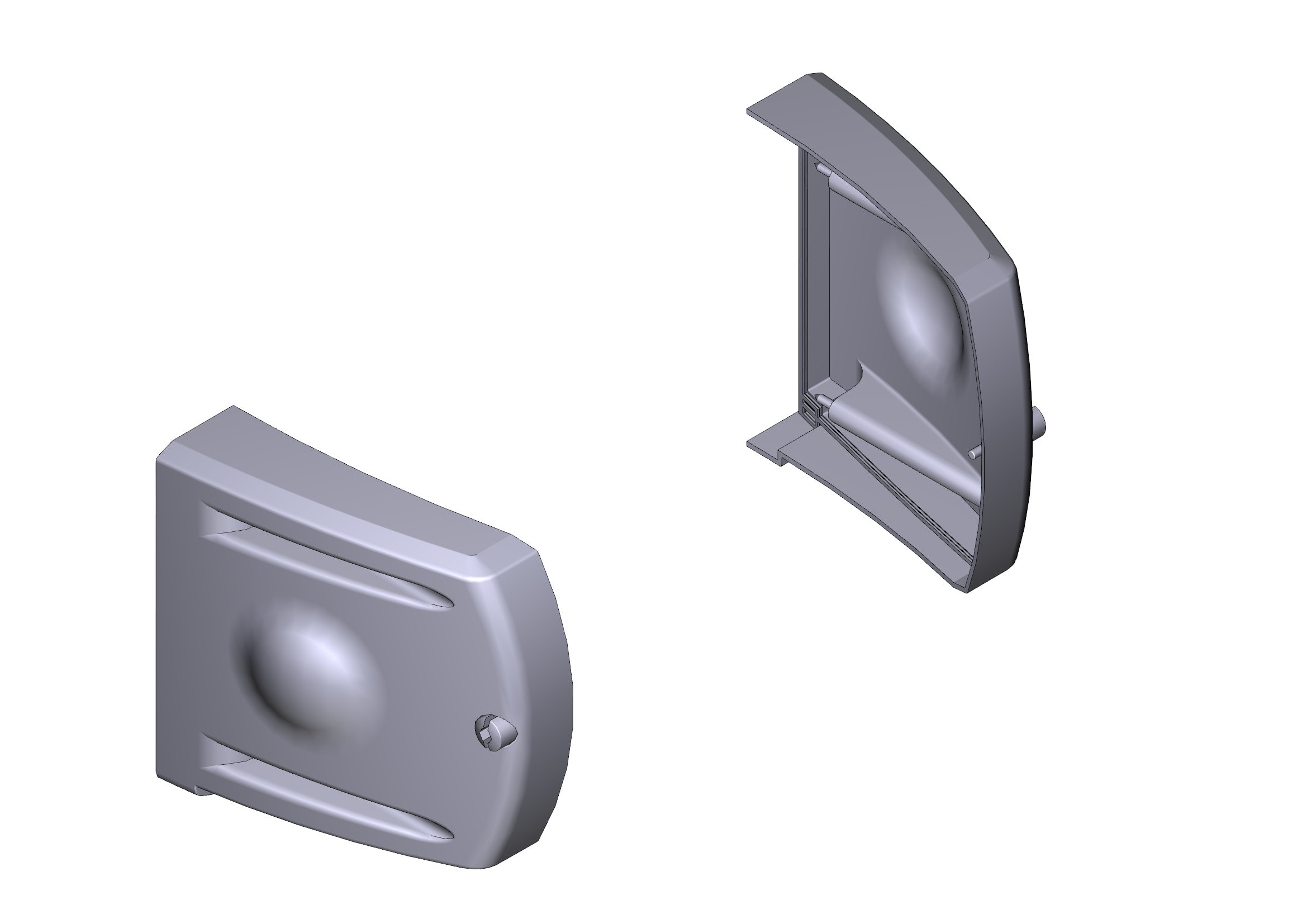 CAME - Tappi laterali FE40 standard-veloce per un'installazione rapida ed efficiente. 119RID359