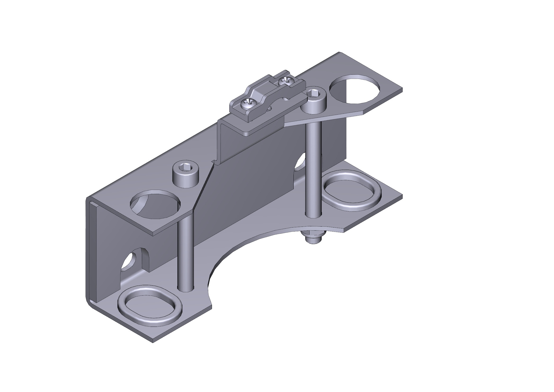 CAME - Piastra di fissaggio motoriduttore Fast40. 119RID379