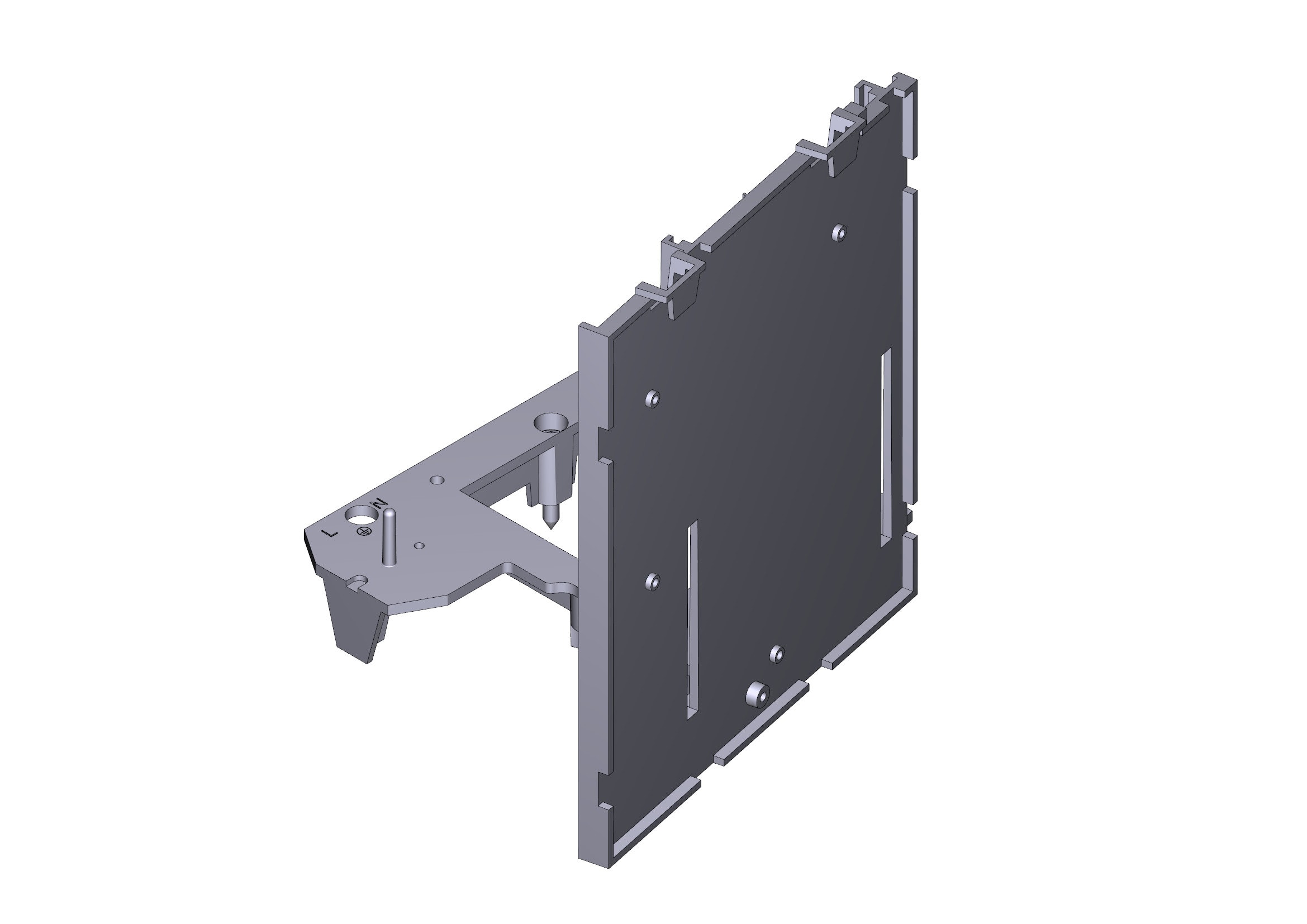 CAME - Supporto per scheda e trasformatore FAST40.