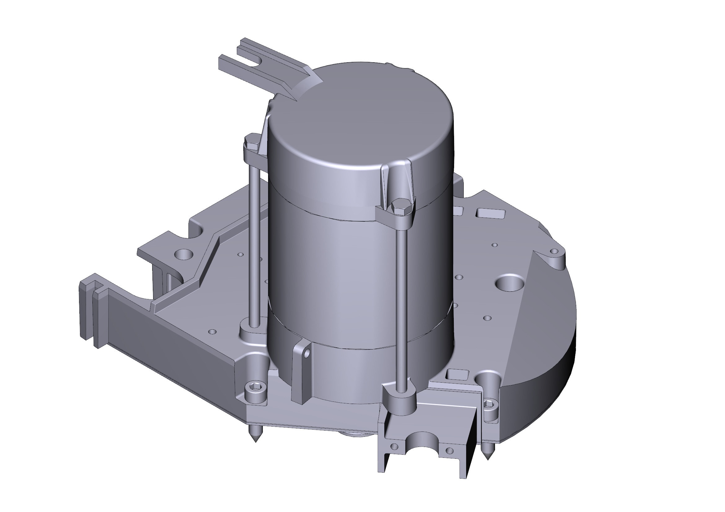 CAME - Gruppo motore FA4024 con motoriduttore, braccio trasmissione e FA4024CB.