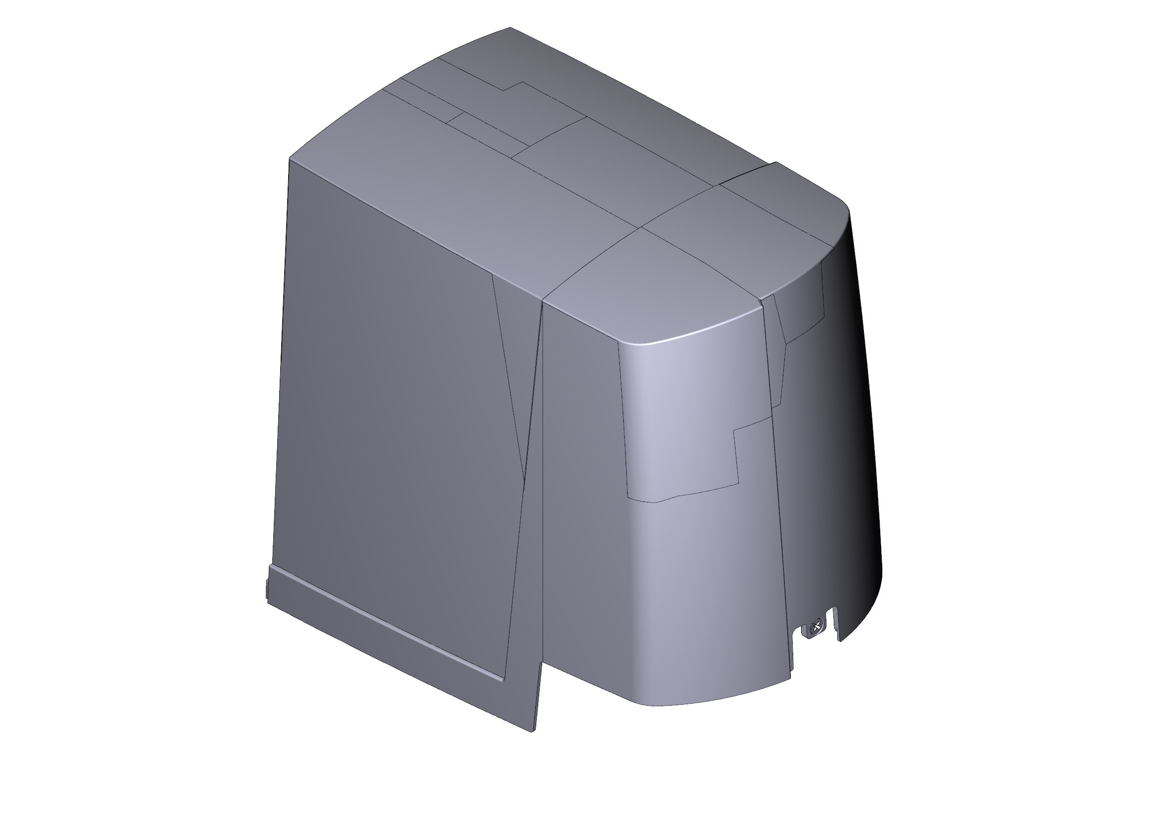 CAME - coperchio riduttore opb per motoriduttore con encoder. 119RID432