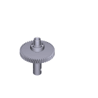 CAME - Albero lento FA70230-FA70230CB per motoriduttore 230V con braccio.