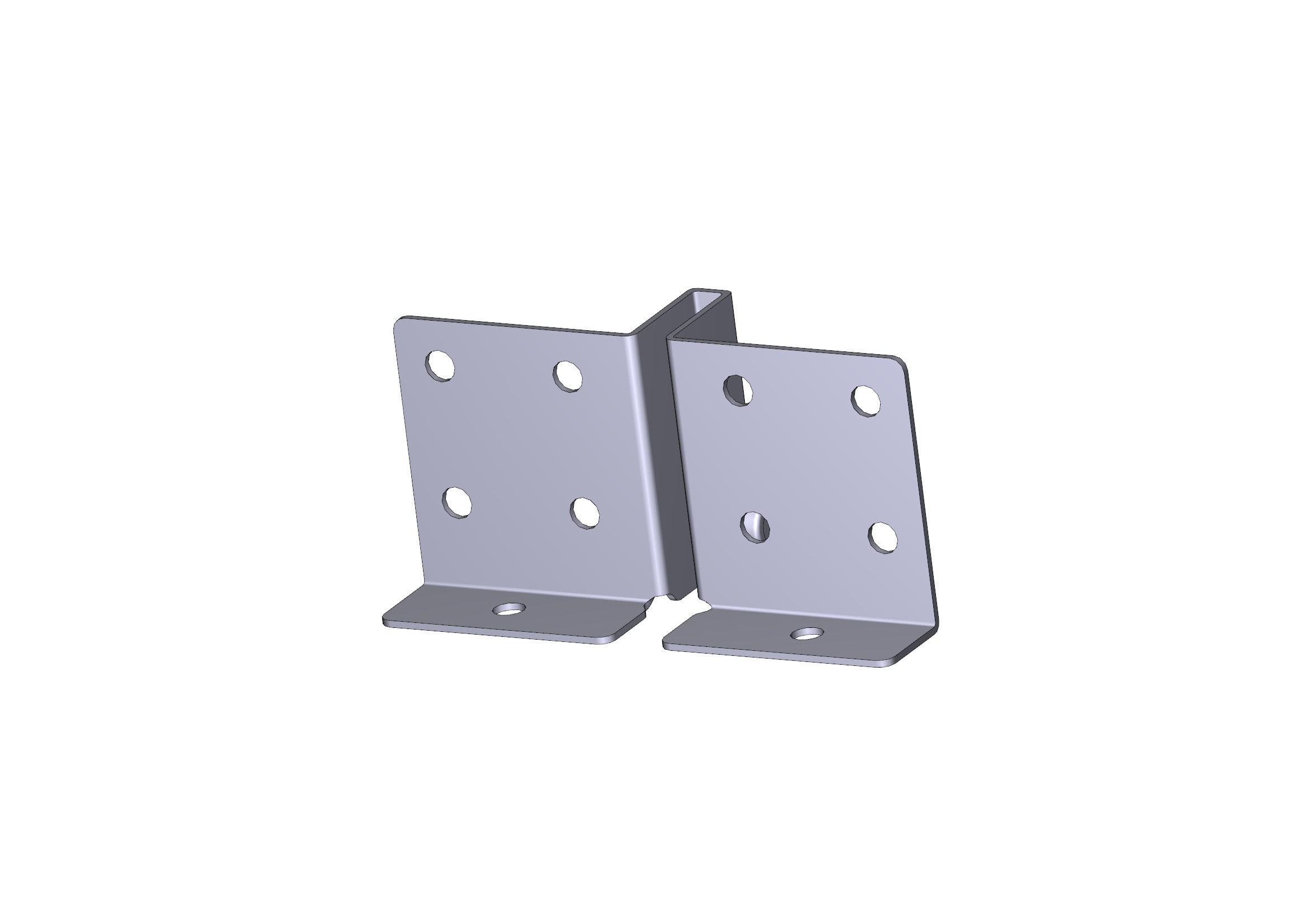 CAME - staffa fissaggio portone ver per automazione con encoder. 119RIE043