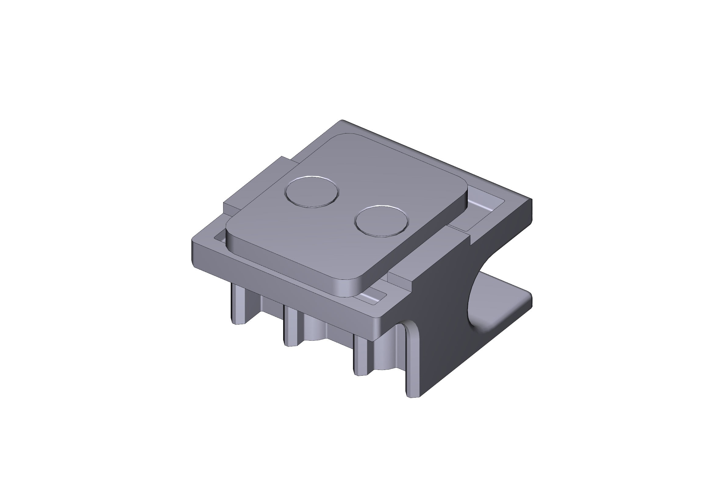 CAME - fermo meccanico guida ver per guida a catena.