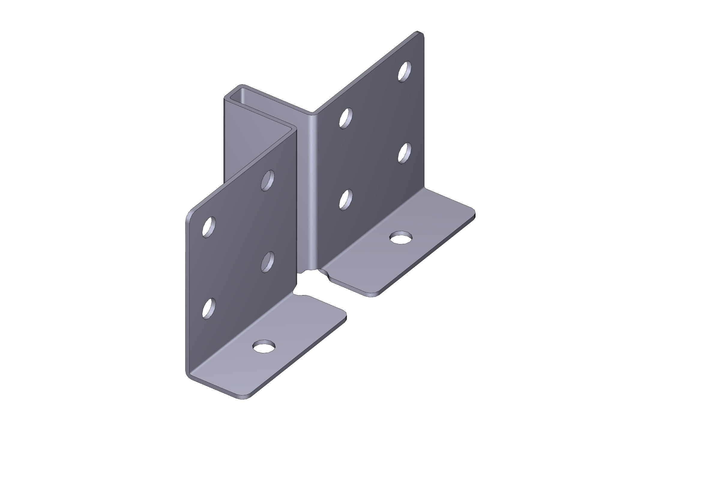 CAME - staffa fissaggio portone ver per guida a catena.