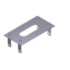 CAME - Piastra barriera gard 5-6-6,5-8m per barriera.