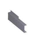 CAME - Flangia attacco asta G6000 G12000 per barriera.