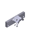 CAME - Fermo meccanico reg. 2,5-3,25-3,5-4m per barriera. 119RIG078