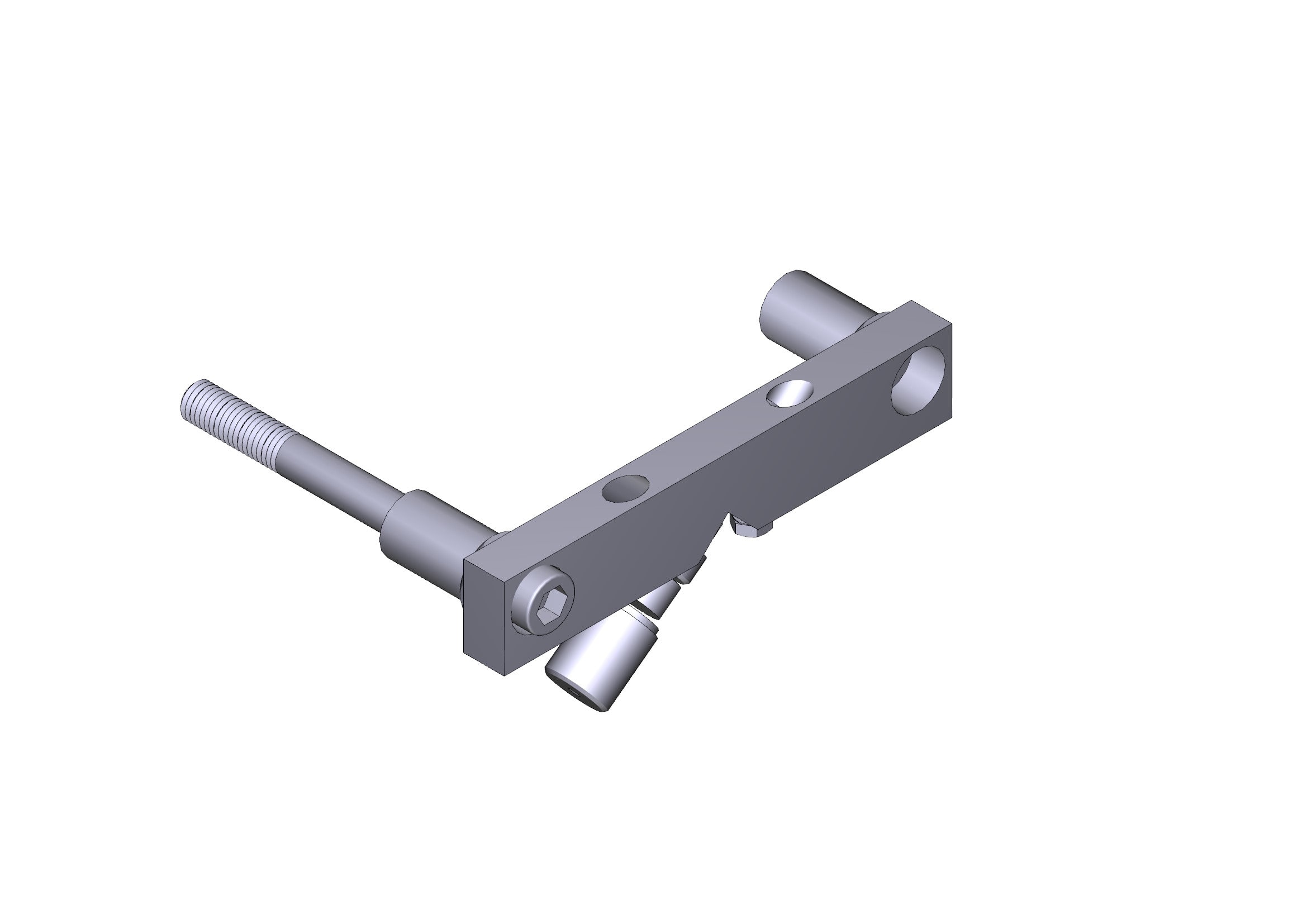 CAME - Fermo meccanico regolabile Gard 5-6-6,5m per barriera. 119RIG079