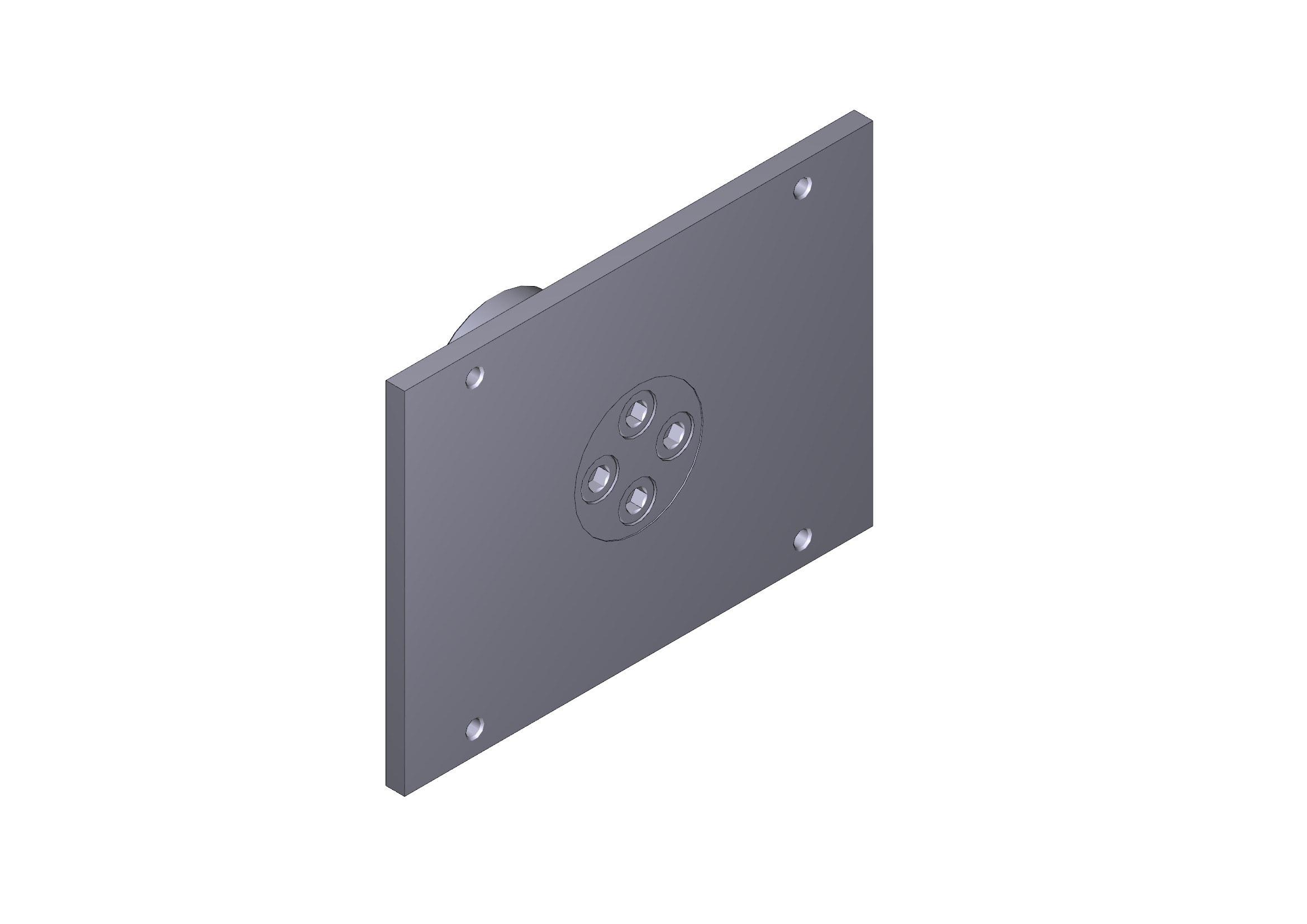 CAME - Piastra di fissaggio per albero - Modello G12000.