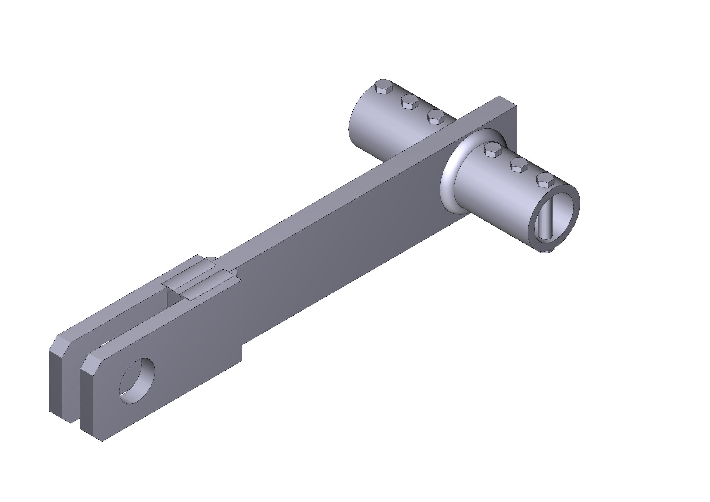 CAME - Braccio contrappesi per barriera G12000. 119RIG114