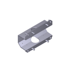 CAME - Flangia attacco asta per asta sezione semiellittica in alluminio G03750. 119RIG167