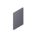 CAME - Tappi asta rettangolare 60x40 10pz per asta in alluminio verniciato bianco.