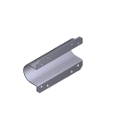 CAME - Flangia attacco asta tubolare Ø60 G3000. 119RIG417