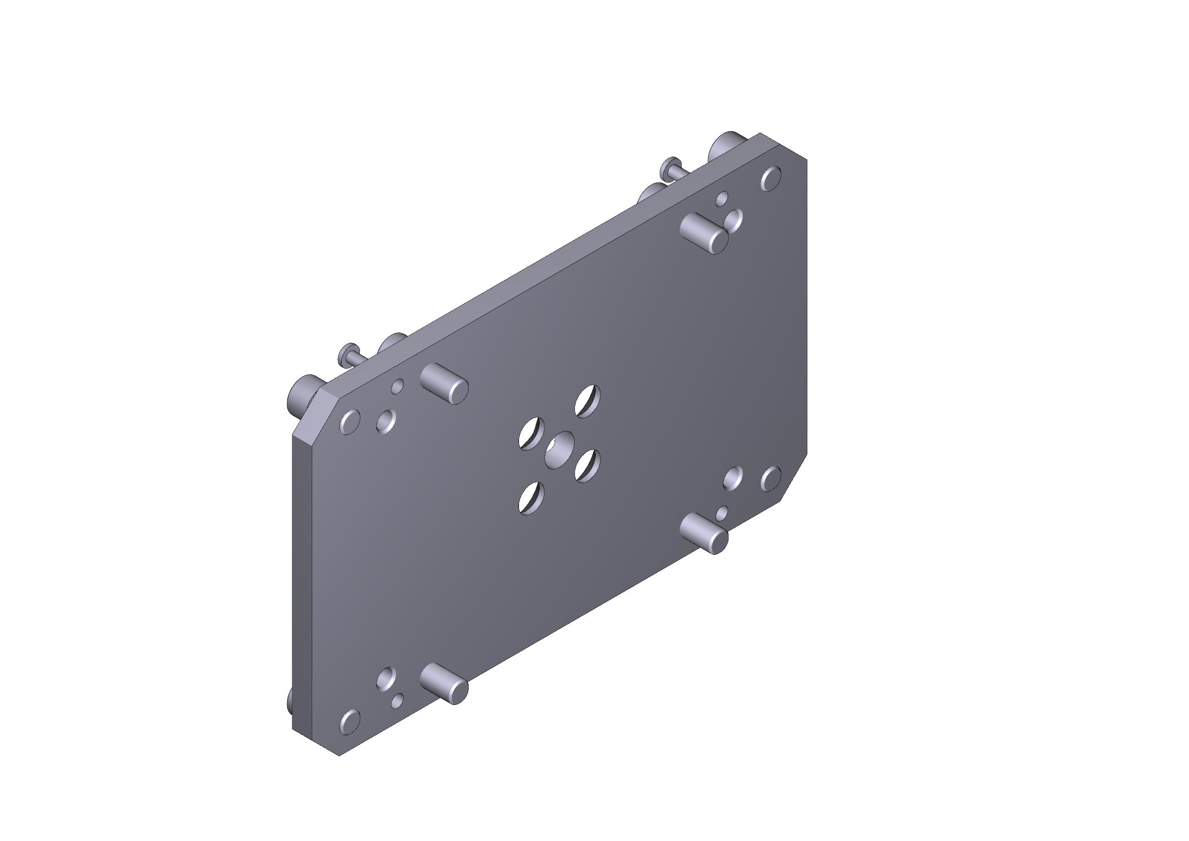 CAME - Piastra intermedia - gard 3000 - g3000. 119RIG420