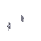 CAME - sensori fotocellule tx-rx cor-rod-sip per coppia di microfotocellule da incasso. 119RIP045