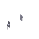 CAME - sensori fotocellule tx-rx cor-rod-sip per coppia di microfotocellule da incasso.
