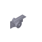 CAME - Gruppo rinvio con encoder corsa rodeo per automazione e anta scorrevole.