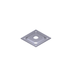 CAME - base colonnina nera 70x70 mm per alluminio. 119RIR079