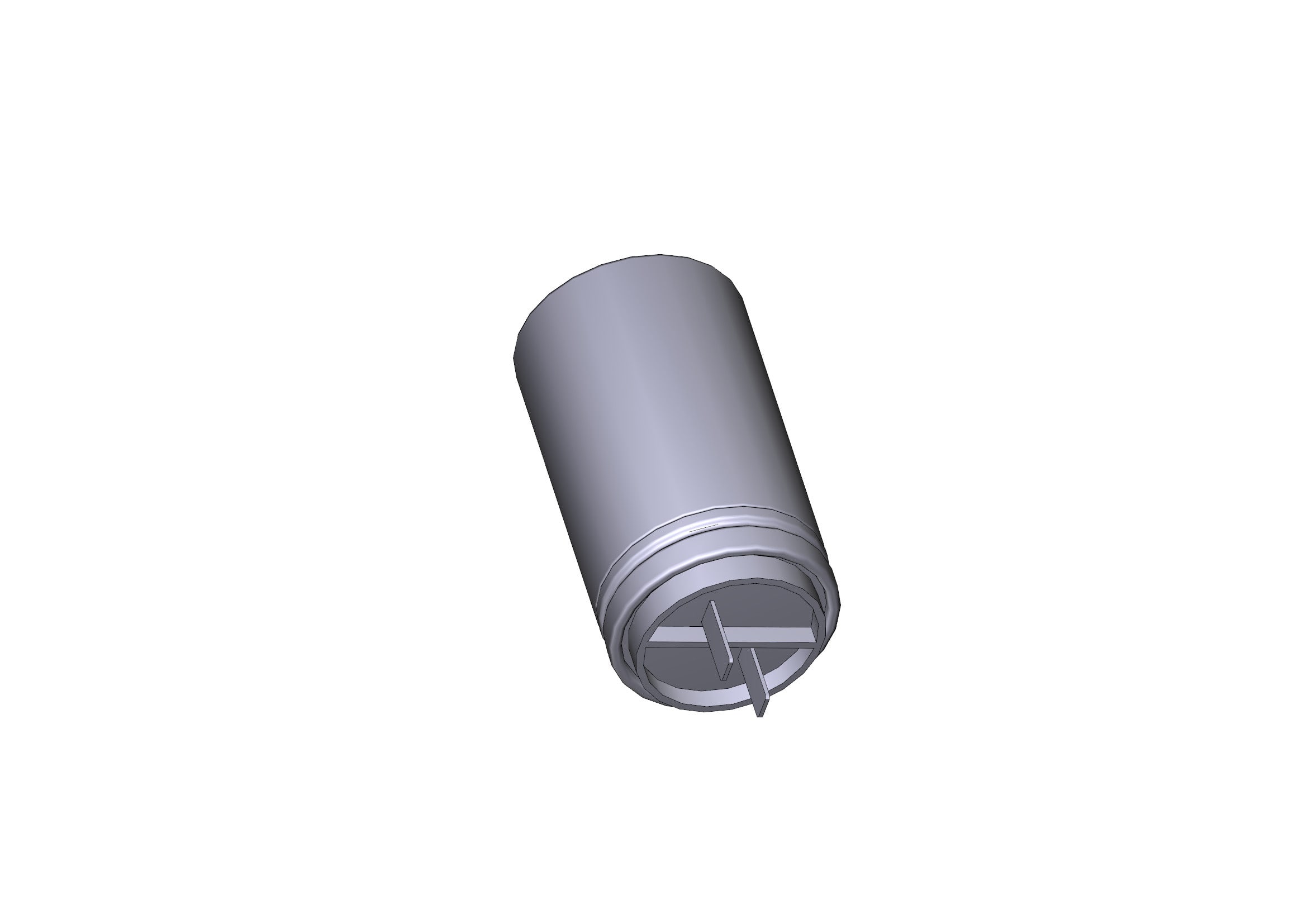 CAME - Condensatore microfarad 10 con connettore faston per motoriduttore.