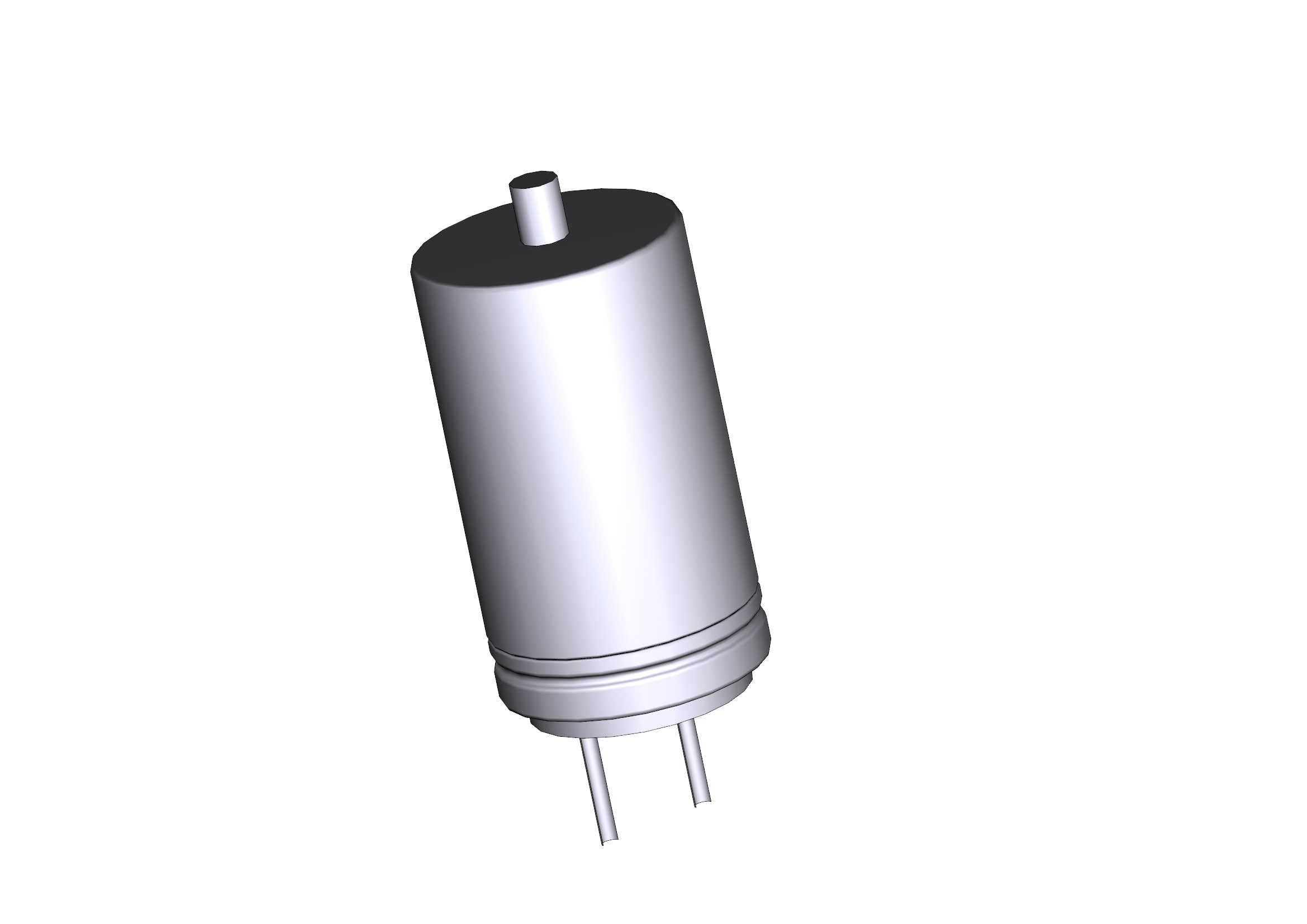 CAME - Condensatore microfarad 22 con cavi e codolo per motoriduttore.