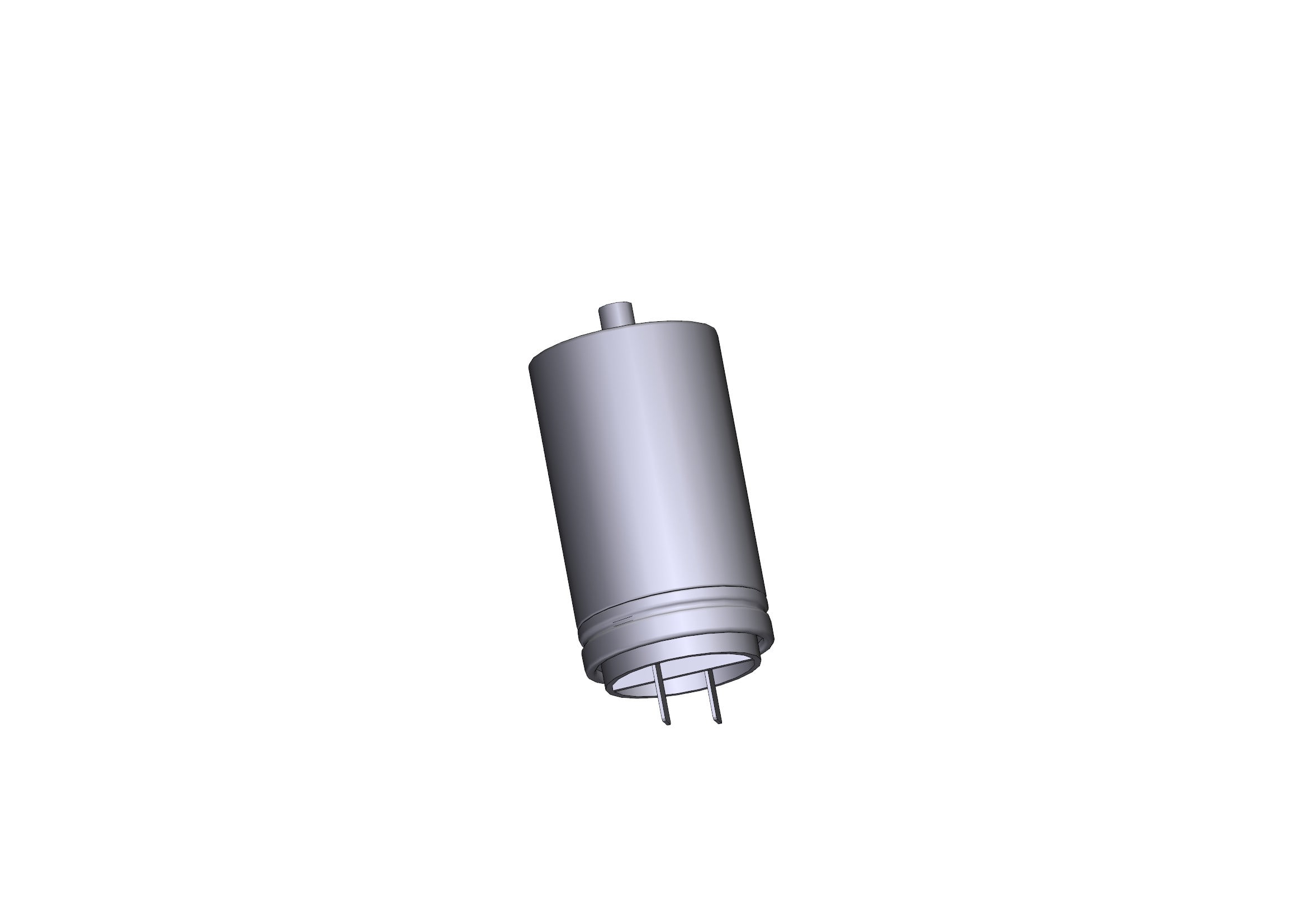 CAME - Condensatore microfarad 35 con cavi e codolo per motoriduttore.
