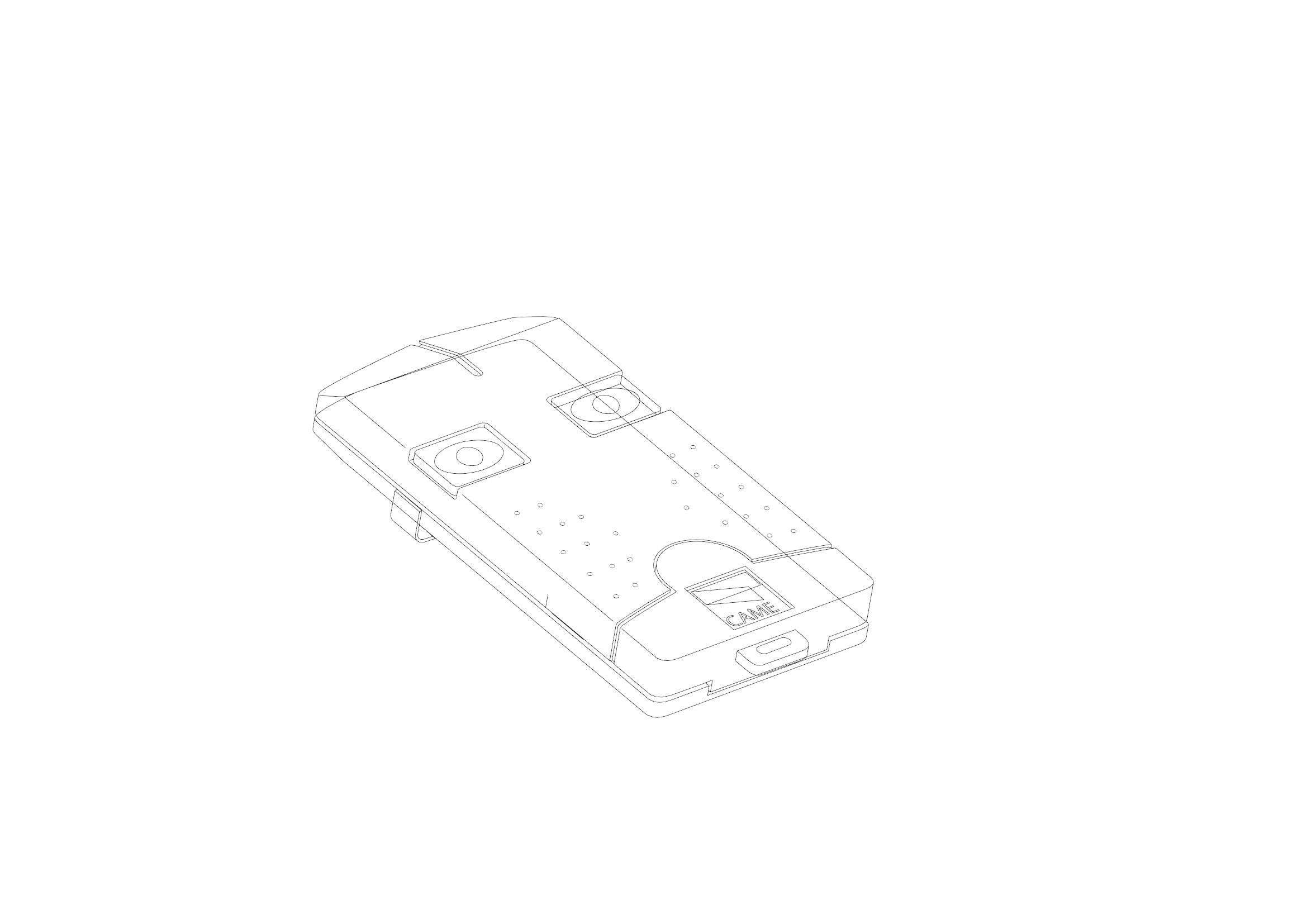 CAME - guscio trasmettitore top-302a