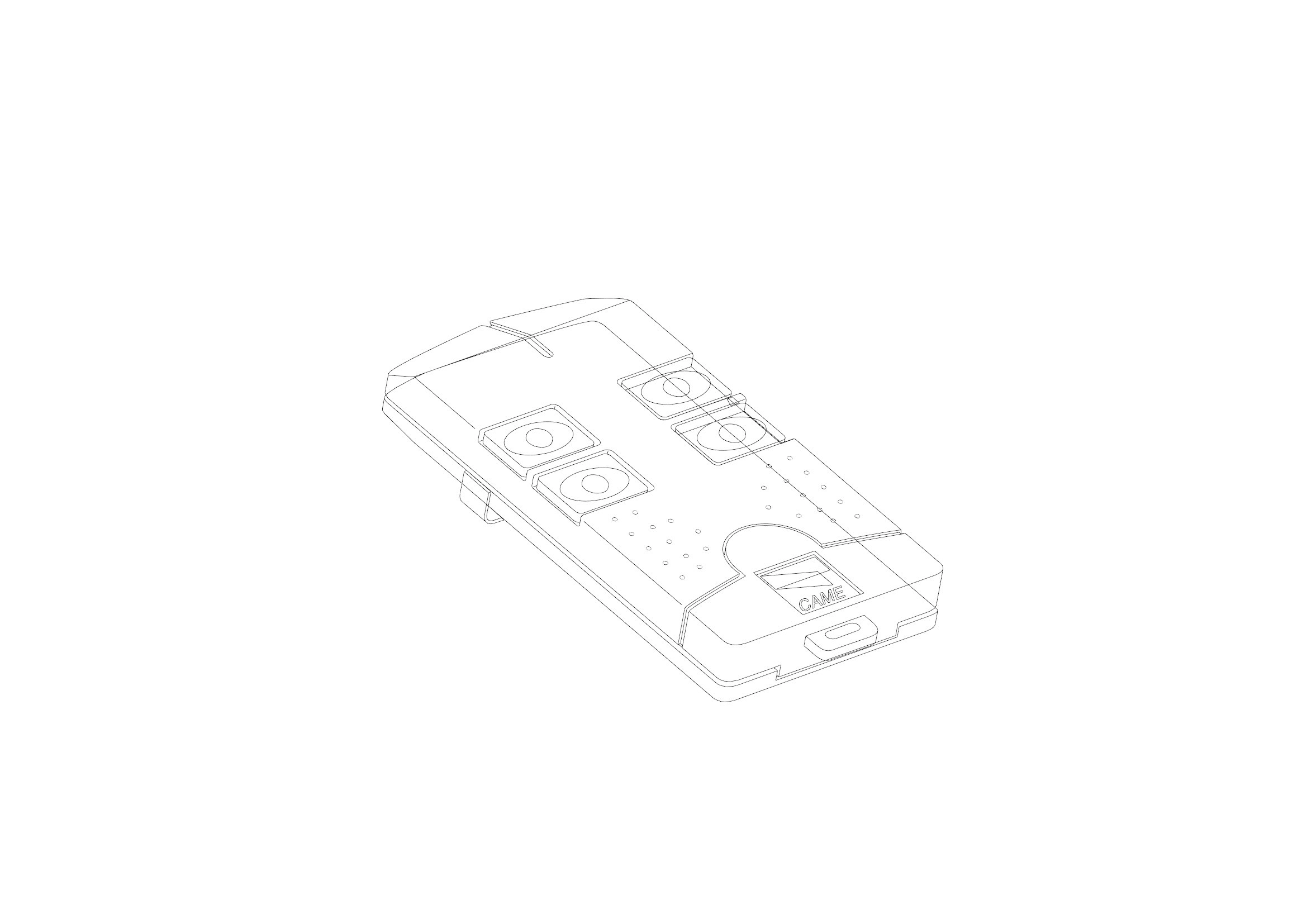 CAME - guscio trasmettitore top-304a