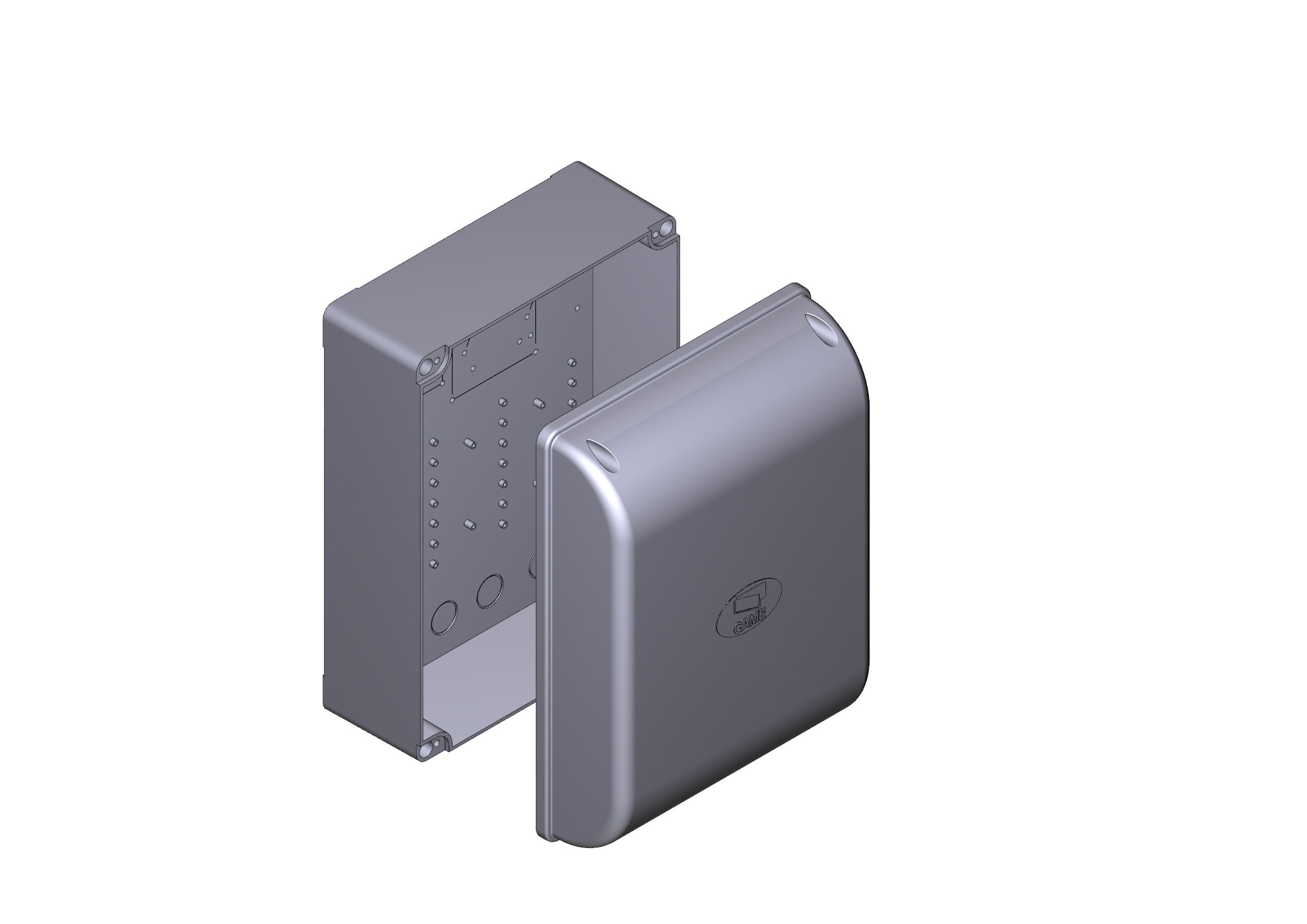 CAME - Coperchio e base quadro 200x270 mm.