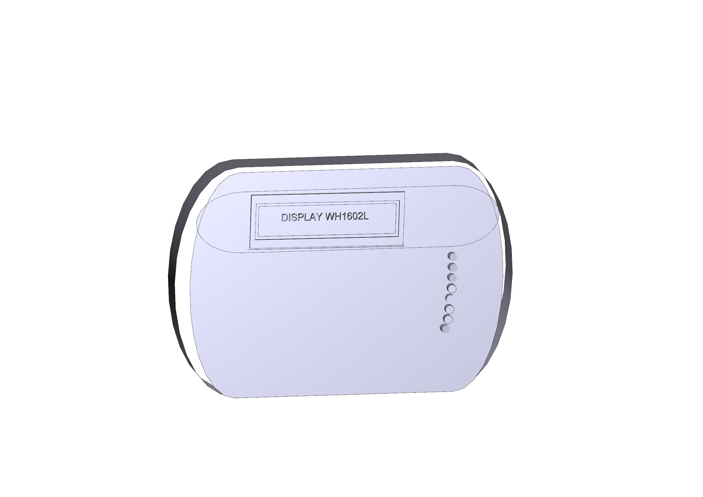 CAME - Guscio completo per tastiera e schermo TLCDS.